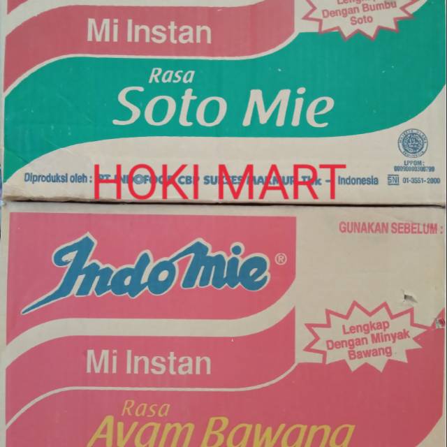 

Indomie rasa soto dan bawang 5pcs RP13000