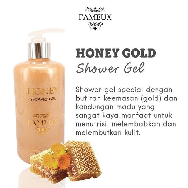 FAMEUX HONEY GOLD SHOWER GEL - 500ML