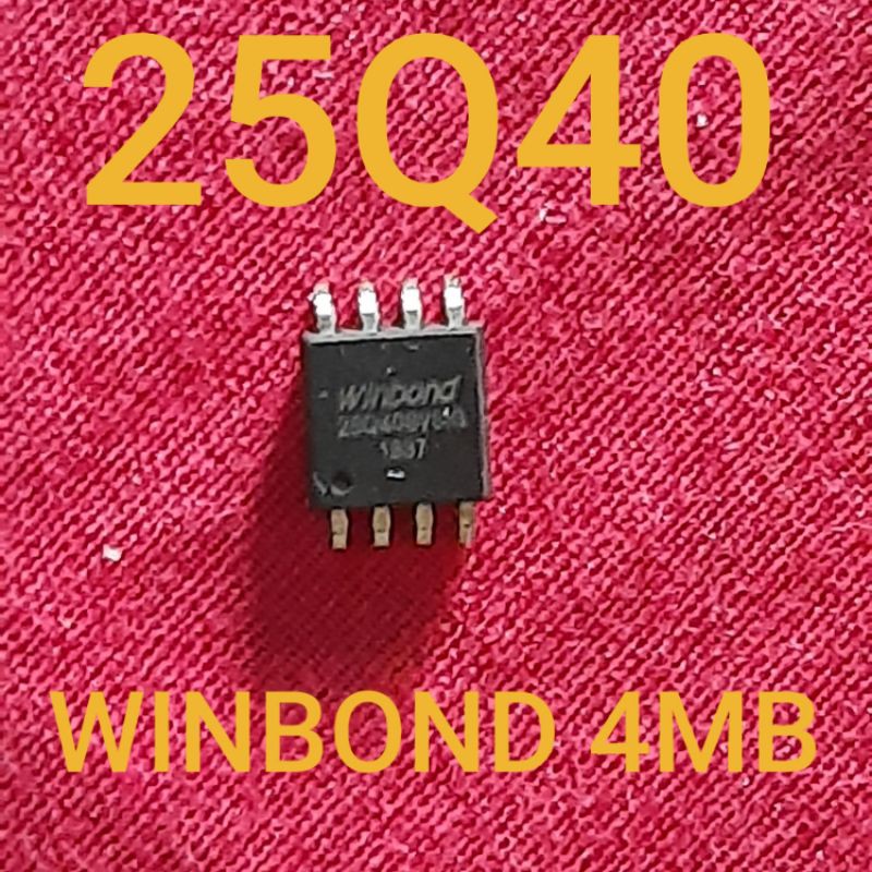 IC MEMORY MEMORI WINBOND 25Q40 25Q40BVSIQ 512kb