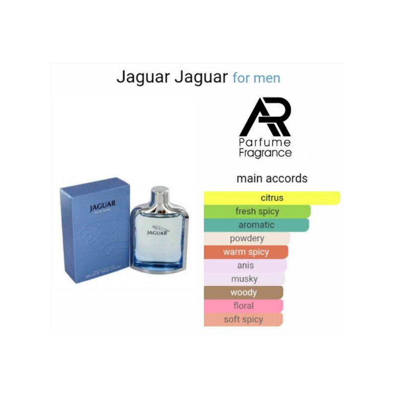 ARparfum - JAGUAR BLUE - BEST SELLER for MAN !! 99% Aroma Original,Lembut dan Tahan lama