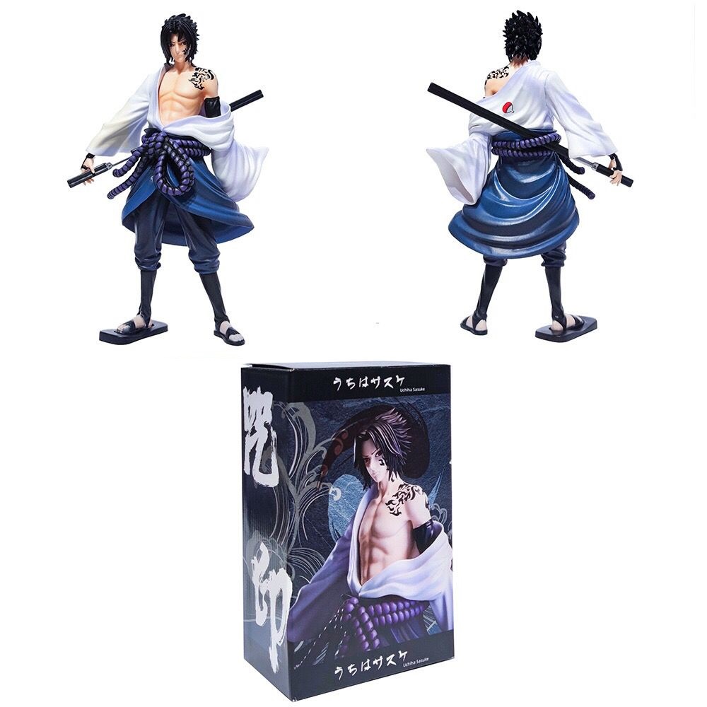 Anime Action Figure Naruto Sasuke Uchiha Dapat Box