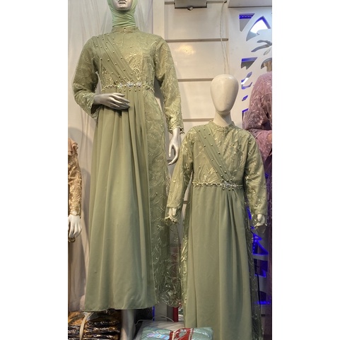 FARASYA DRESS brokat remaja / baju pesta / gamis kondangan / lamaran / wisuda / bridesmaids tersedia ukuran kecil hingga jumbo