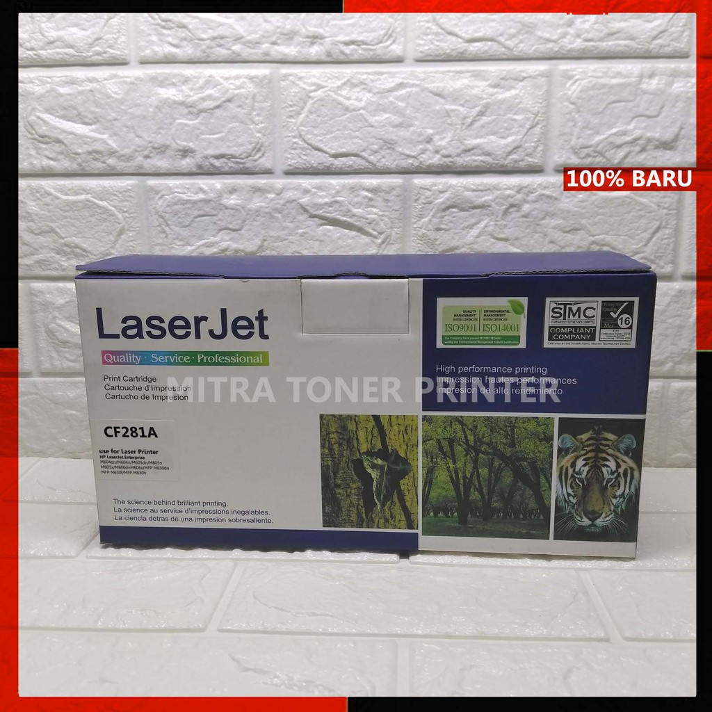 Toner Cartridge Compatible Untuk Printer HP LaserJet Enterprise M630,M604,M605,M606.Cartridge CF281A