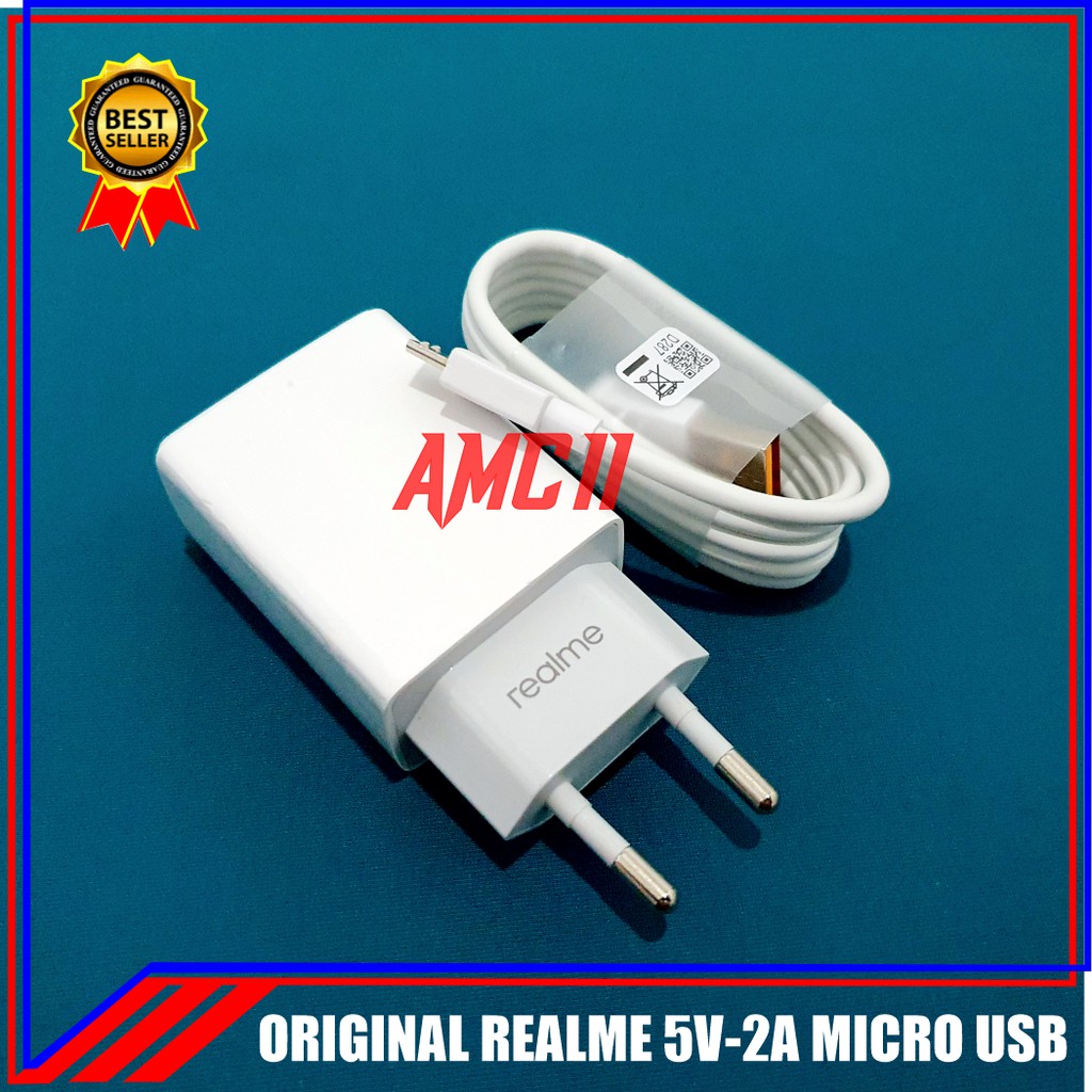 Charger Realme C20 Realme C21 C21y ORIGINAL 100% Micro USB 10 Watt