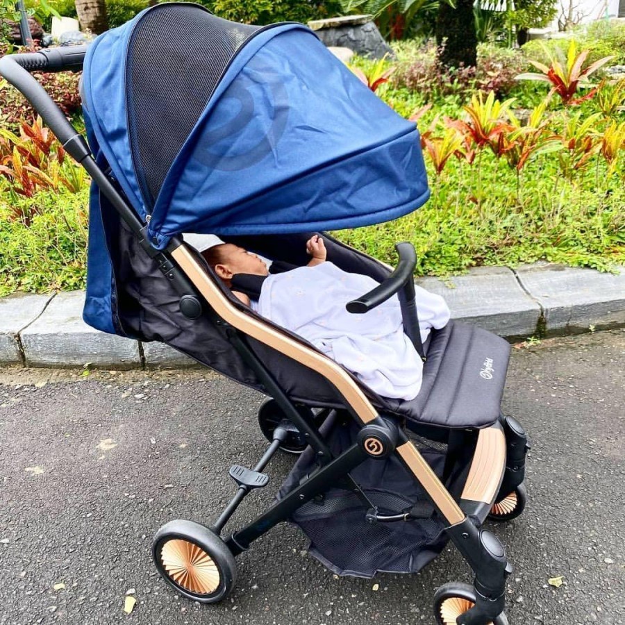 Hybrid Stacy Jewel Navy Rose Gold / Kereta Dorong Bayi