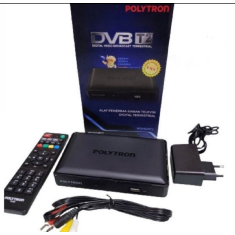 Polytron PDV 620T2 Set Top Box Alat Penerima Siaran TV Digital Full HD