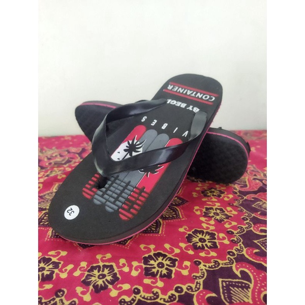 sandal anak jepit laki laki distro 33-37