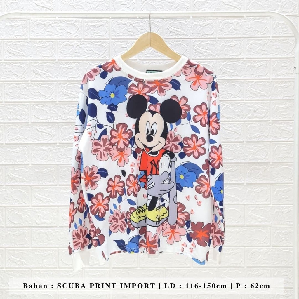 3475 kaos sweater baseball mouse import