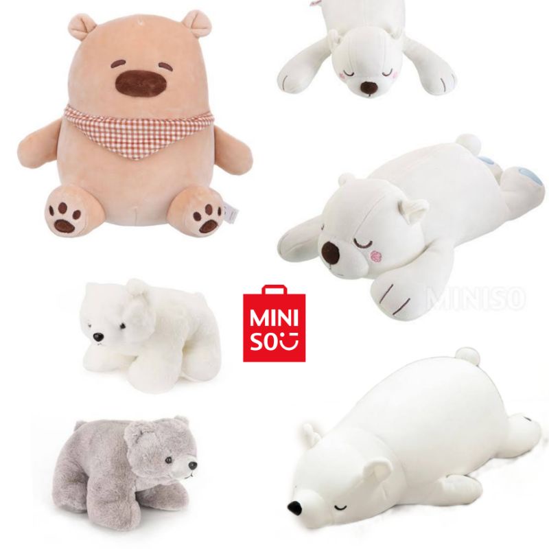 FLASH SALE BONEKA BERUANG/BEAR ORIGINAL MINISO LIFE/BAHAN MINISO (DOYOUNG NCT)