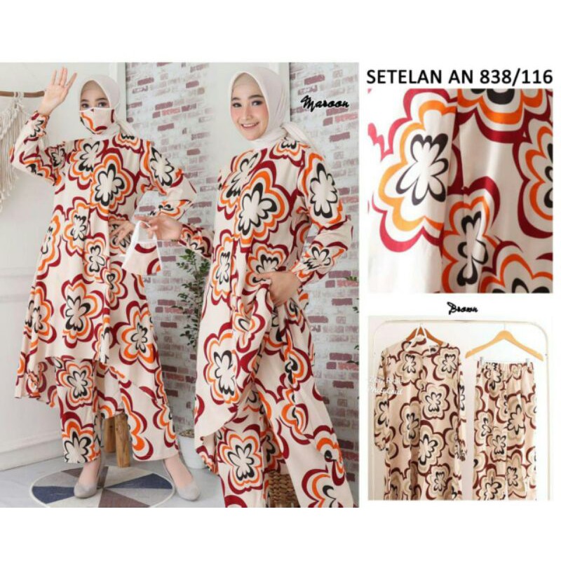 RM setelan rayon silky