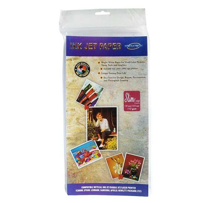 Mediatech Kertas Photo Slim Inkjet Paper 110 gsm - 100 Sheet   - 30006