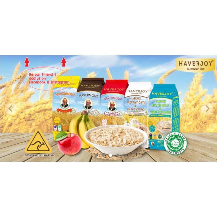 

Haverjoy Havermout Instant 500g