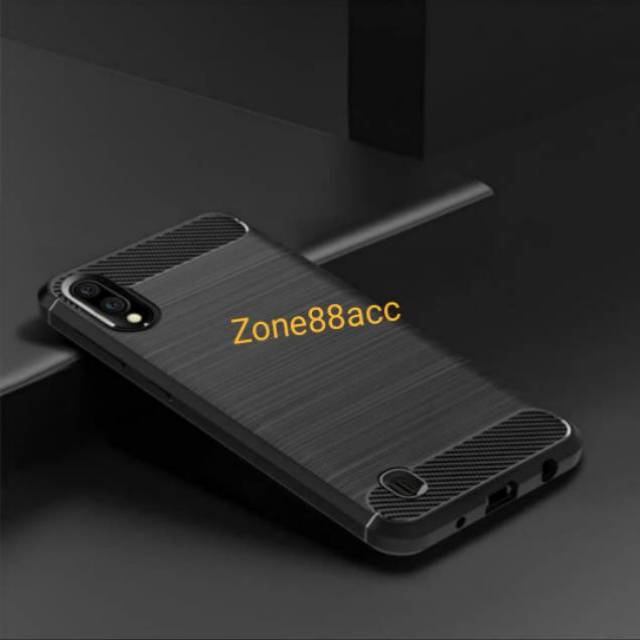 Silicon Case SAMSUNG A10 M10 Softcase Ipaky Carbon Cover Casing TPU