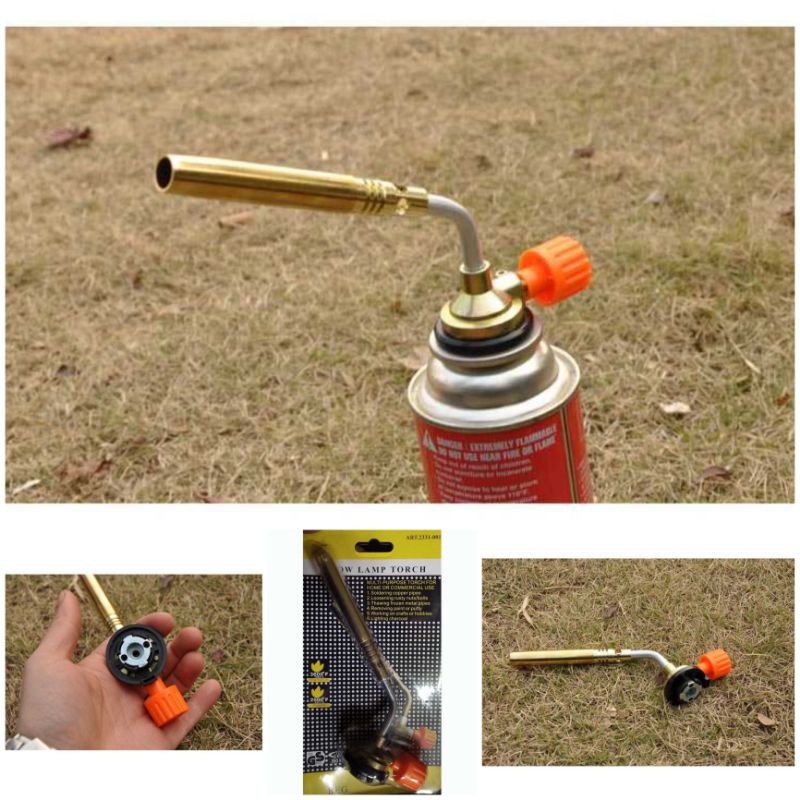 Alat Las Flame Gan Kepala Kuningan Gas Butane