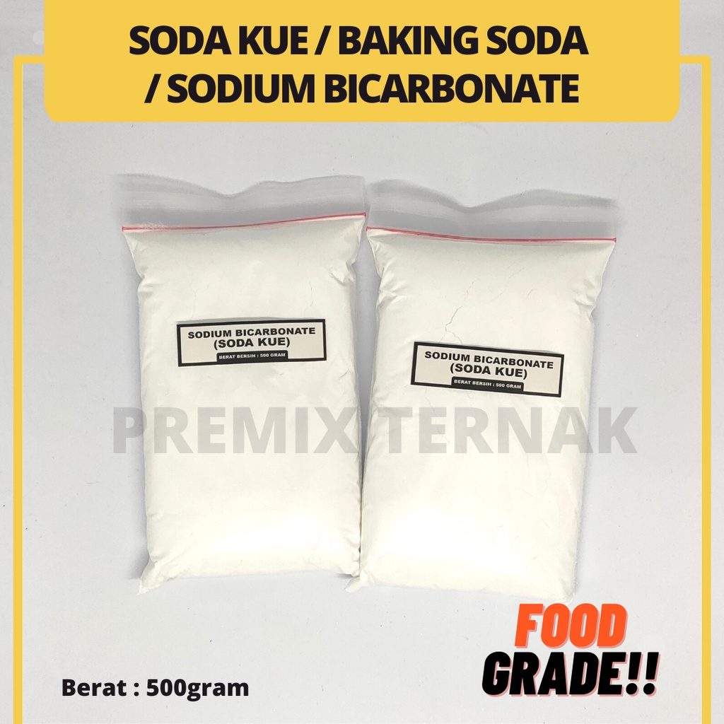 BAKING SODA / Soda Kue / Sodium Bicarbonate 500 gram / Baking Soda Food Grade