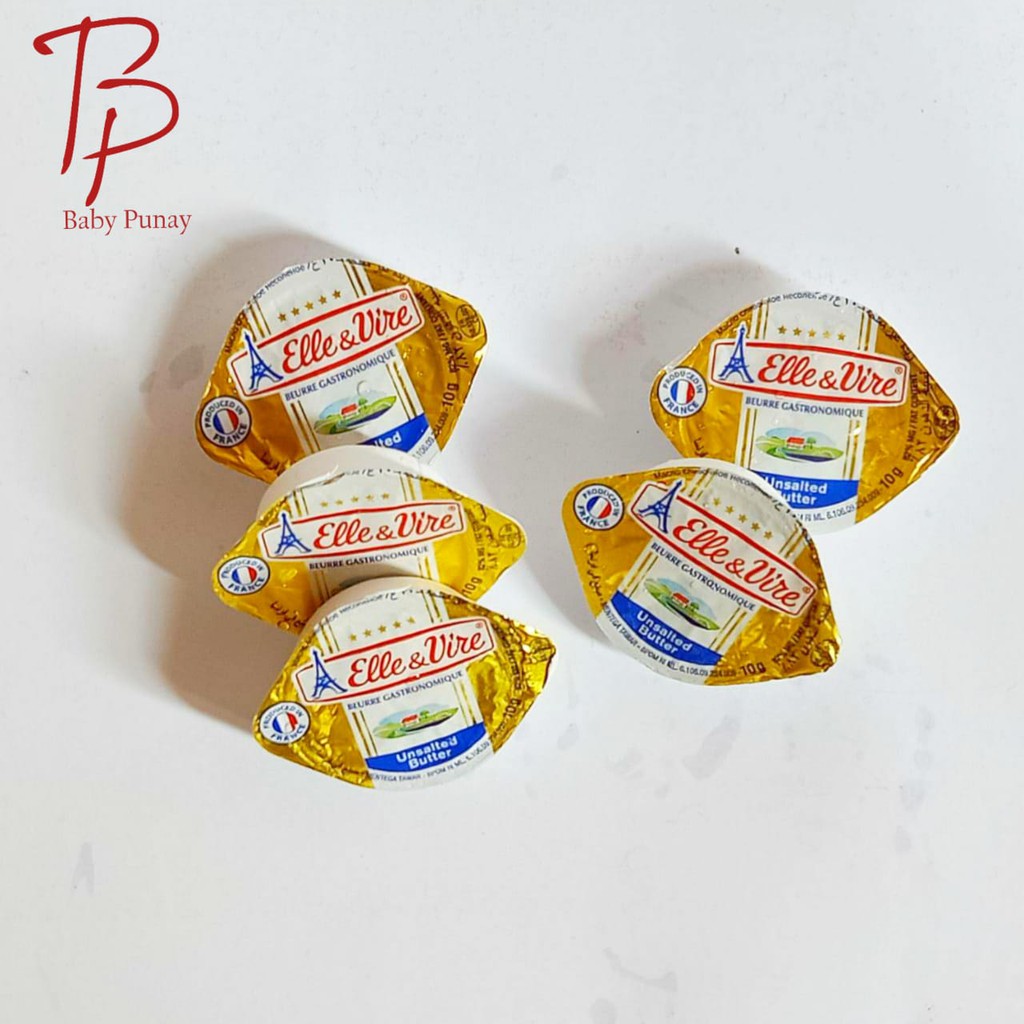 Elle &amp; Vire Unsalted Butter UB MPASI Bayi 5PCS FREE FOOD CONTAINER  - 5pcs