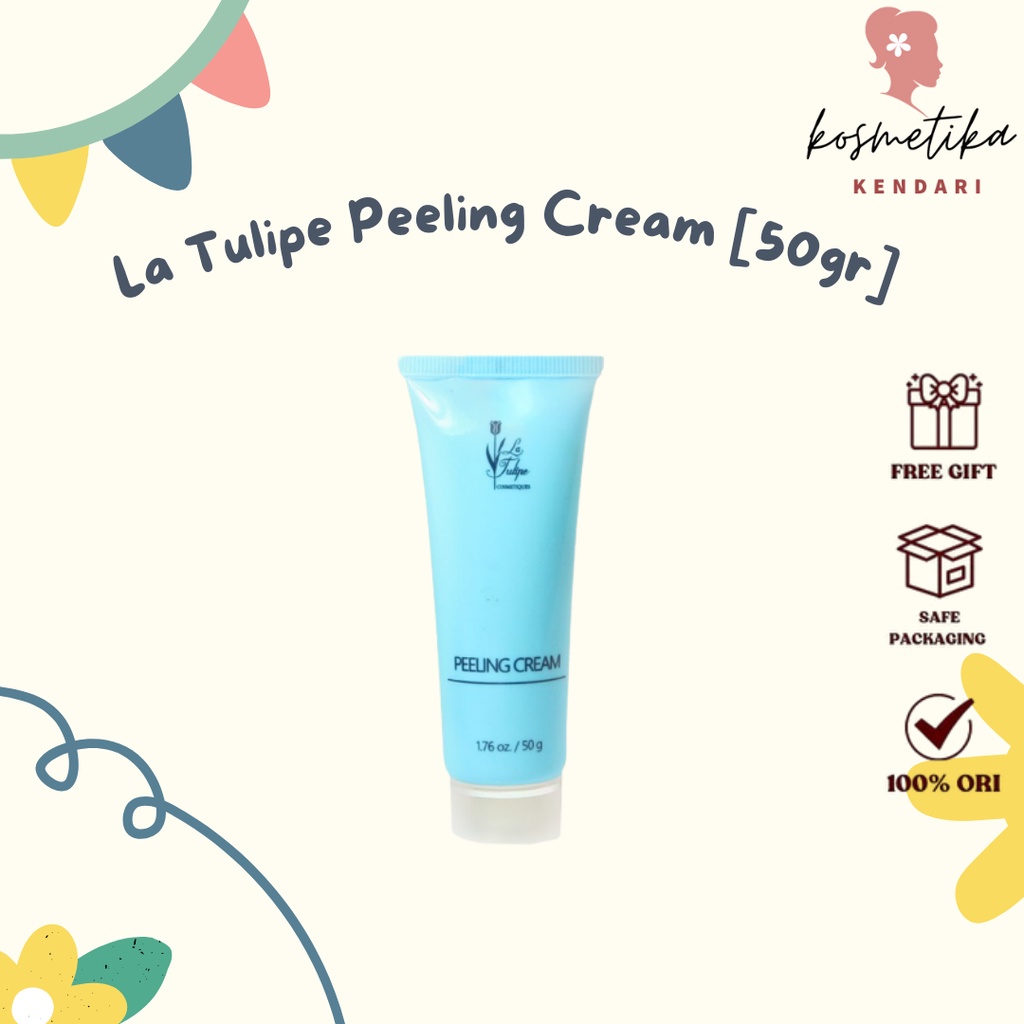 LATULIPE PEELING CREAM Krim Peeling Badan La Tulipe BPOM [50gr] - RF KOSMETIK KENDARI