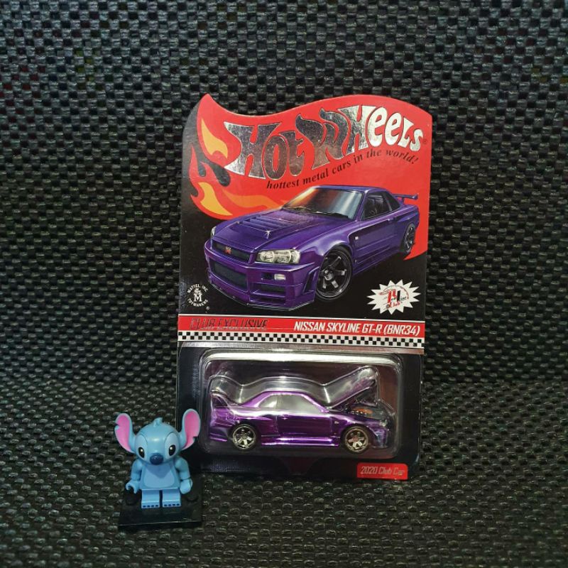 Hot wheels Hotwheels Nissan Skyline GTR BNR34 R34 Ungu Purple RLC Red Line Club