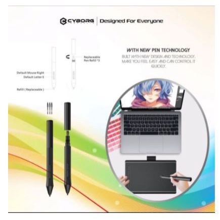 Creative pen i-pad tablet drawing graphic cyborg Micro usb 5080 Lpi 8192 Level pc laptop gt-208 gt208