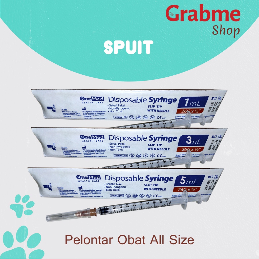 Pelontar obat / Spuit One Med All Size