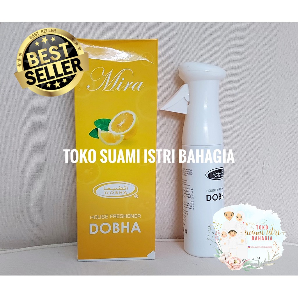 Pengharum Ruangan Mira Lemon 250 ml Dobha Spray Air Bay Fresh