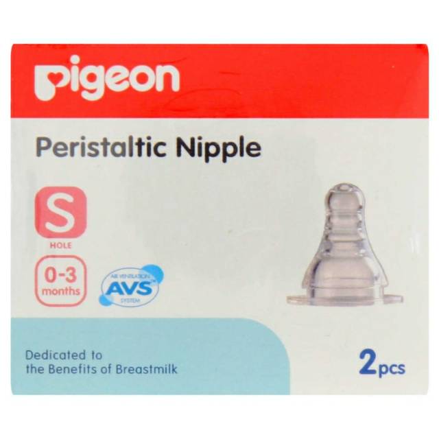 Pigeon Peristaltic Slim Neck Nipple 2 Box (S - M - L - Y)