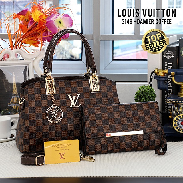 hand bag wanita CHRYSEE PARIS 5019#12 Louis Vuitton 3148#19 tas kantor cewek import batam grosir ori