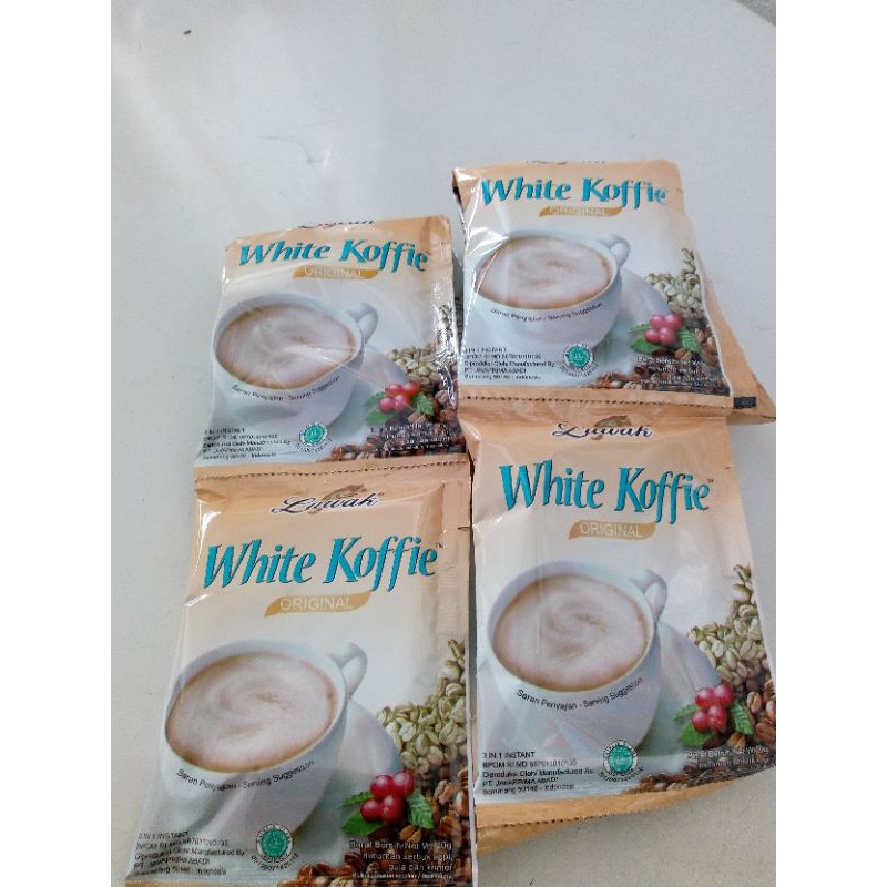 

White koffie