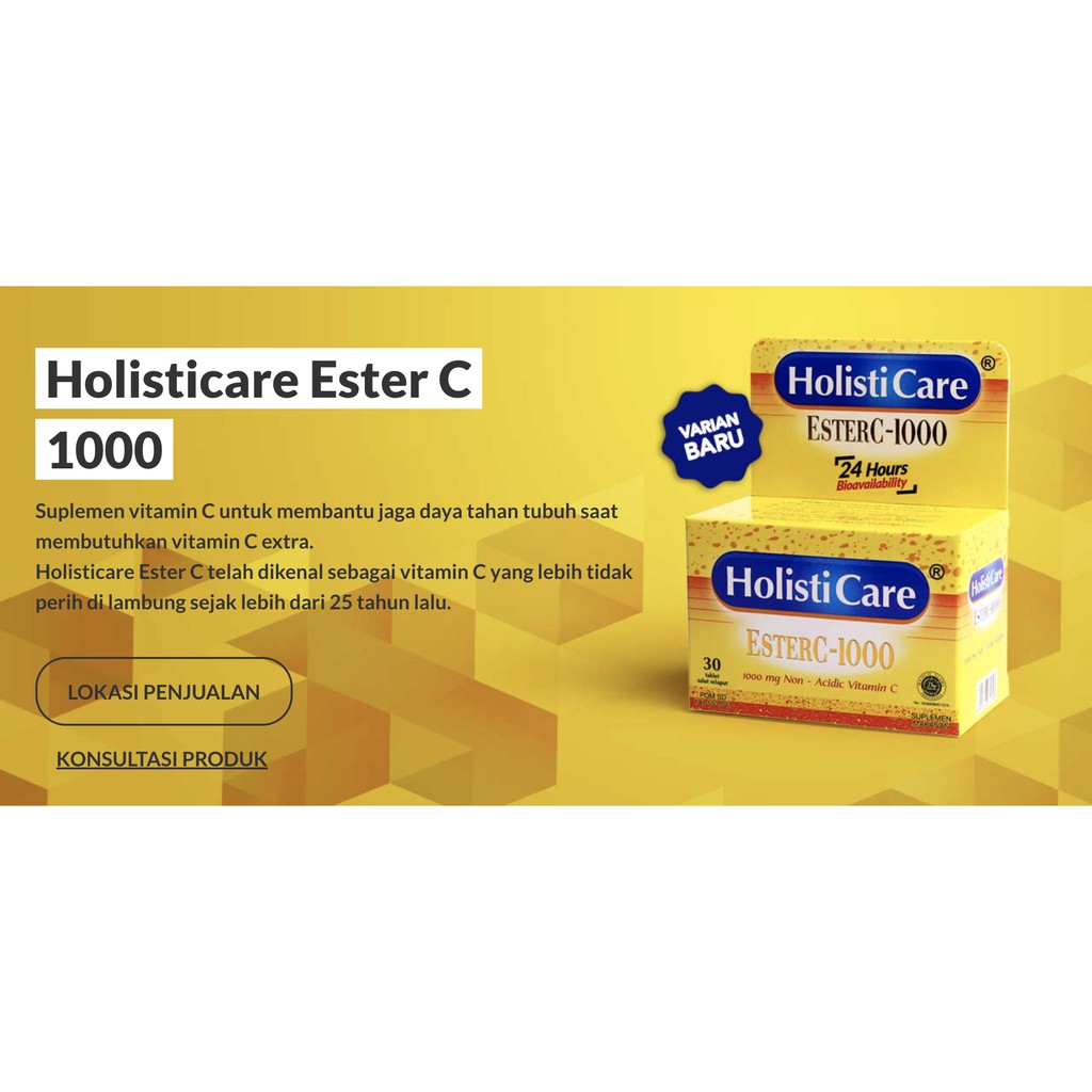 Holisticare  Ester C1000mg [30tablet]