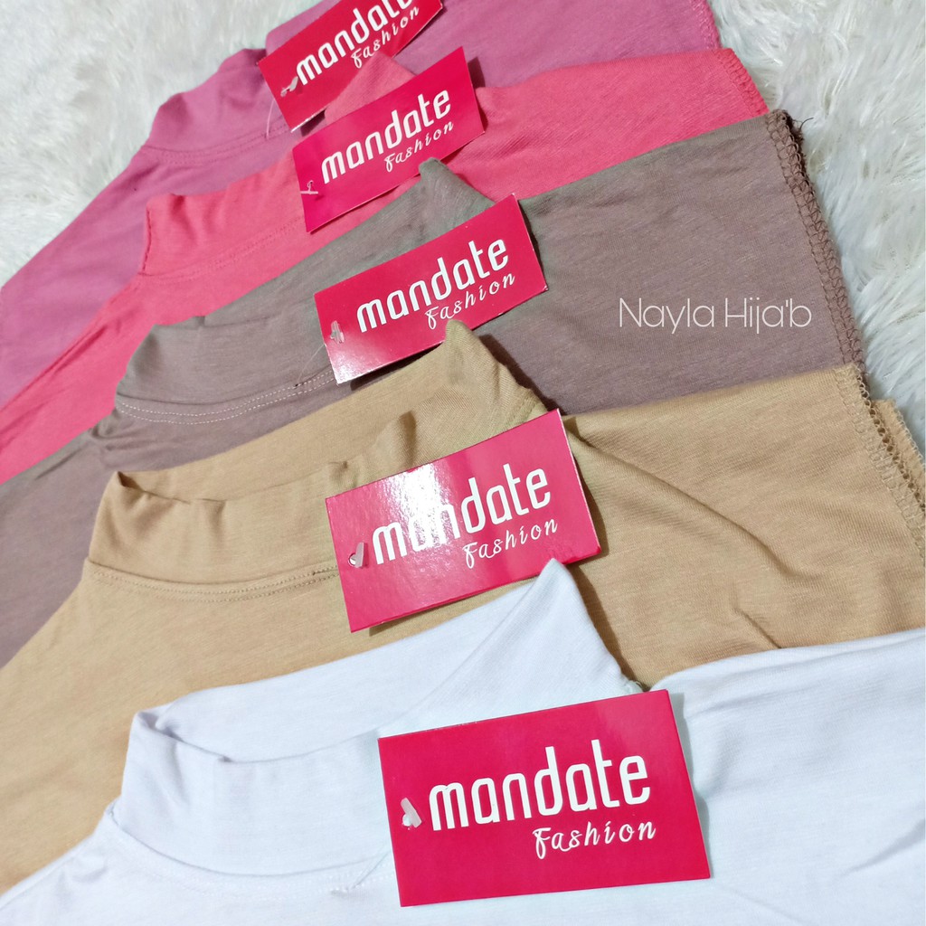 Manset Toga Manset Leher Mandate  Inner Leher  Bahan Kaos Premium Terbaru dan Terlaris Nayla Hija'b