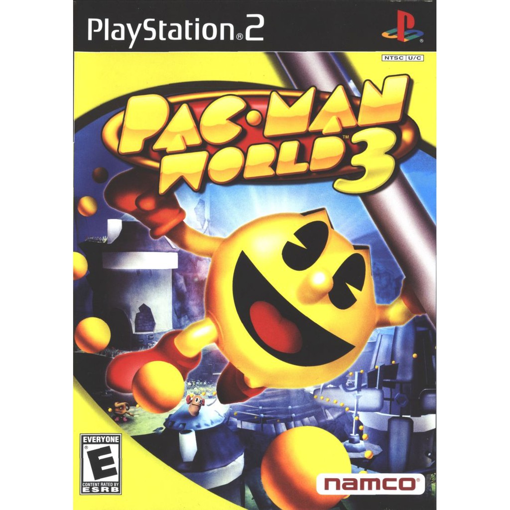 DVD Kaset Game PS2 PacMan World 3