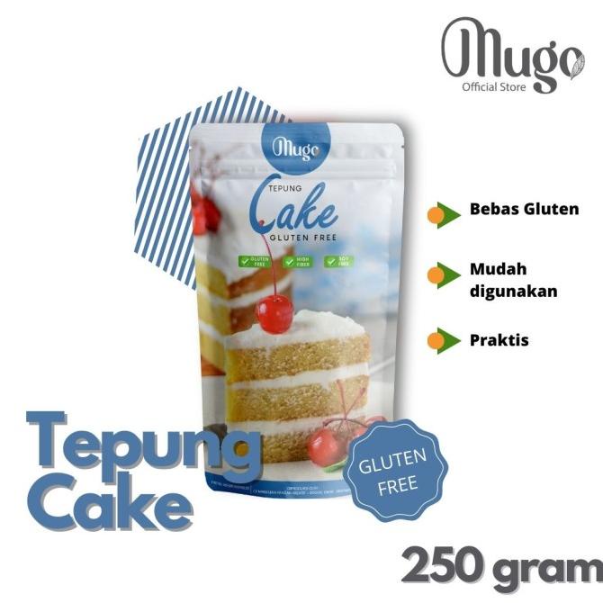 

Mugo, Tepung Cake Kue Gluten Free Alami Lokal 250gr Premiks
