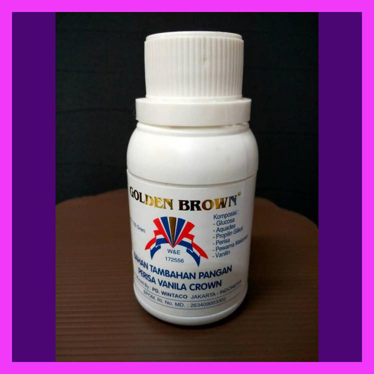 

GOLDEN BROWN PERISA VANILA CROWN 100GR