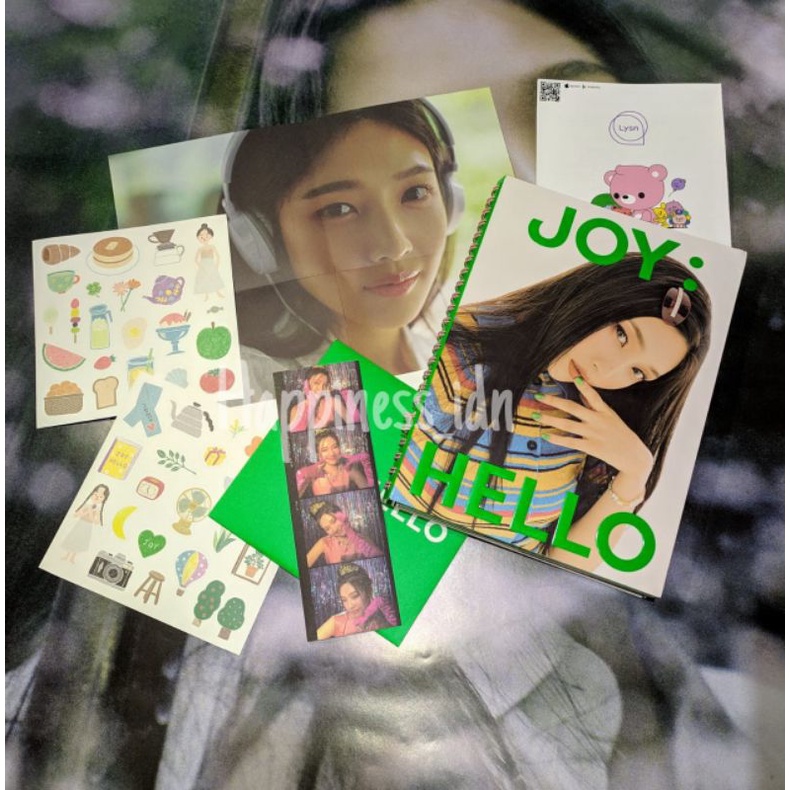 JOY : HELLO || Album Only, PC Photocard Photobook Ver, PC Joy bunga