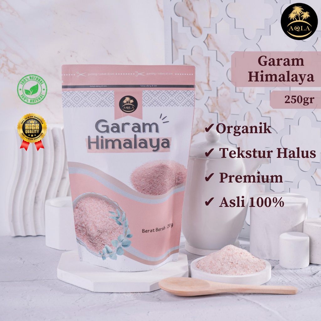 GARAM HIMALAYA PREMIUM ASLI 100% / HIMSALT ORIGINAL / GARAM HIMALAYA HALUS ORIGINAL