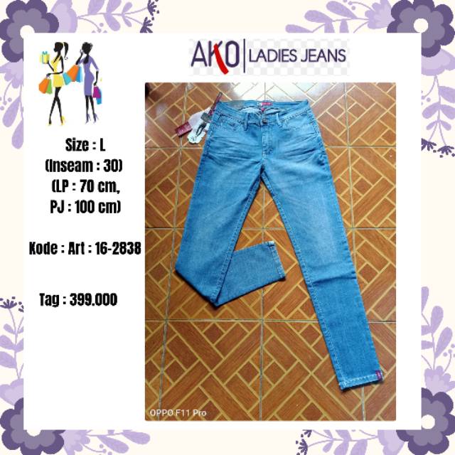 Jeans AKO cewek Original