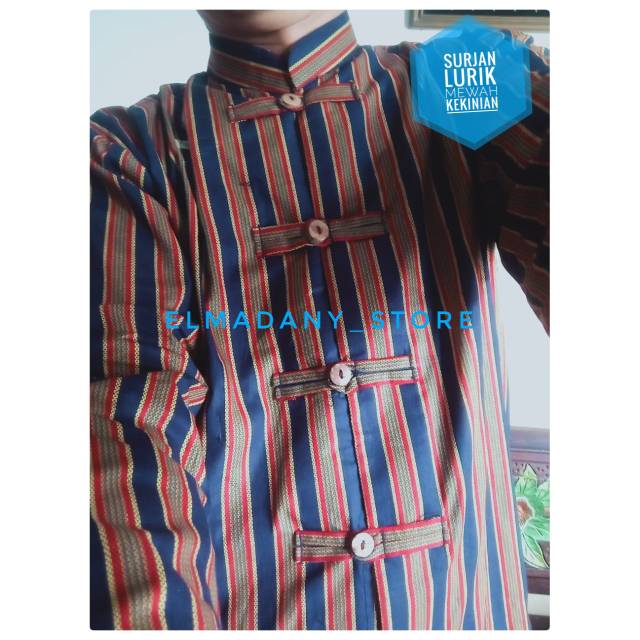 kebaya wanita Surjan stelan Jawa - Surjan Lurik pria pakaian dewasa