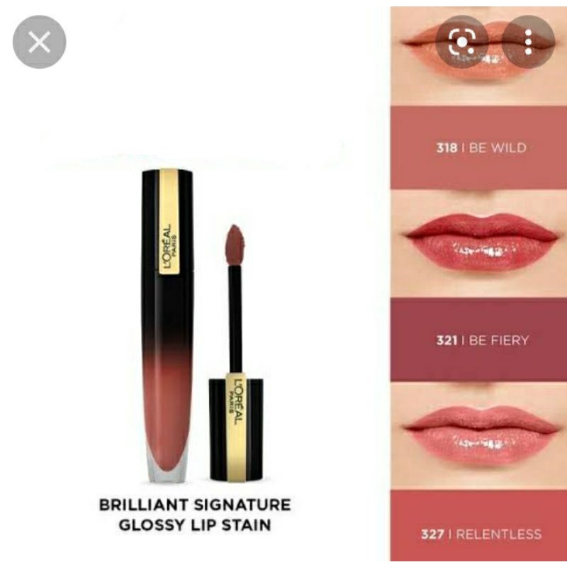 Jual L'Oreal Paris Brilliant Signature Glossy Lip Stain Shopee Indonesia