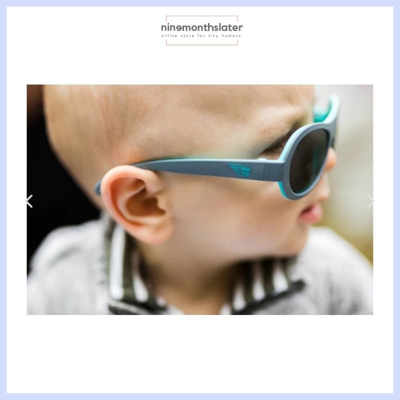 Babiators Two Tone Aviator Kacamata Hitam Anak Bayi Balita Toddler Sunnies Sunglasses Anti UV