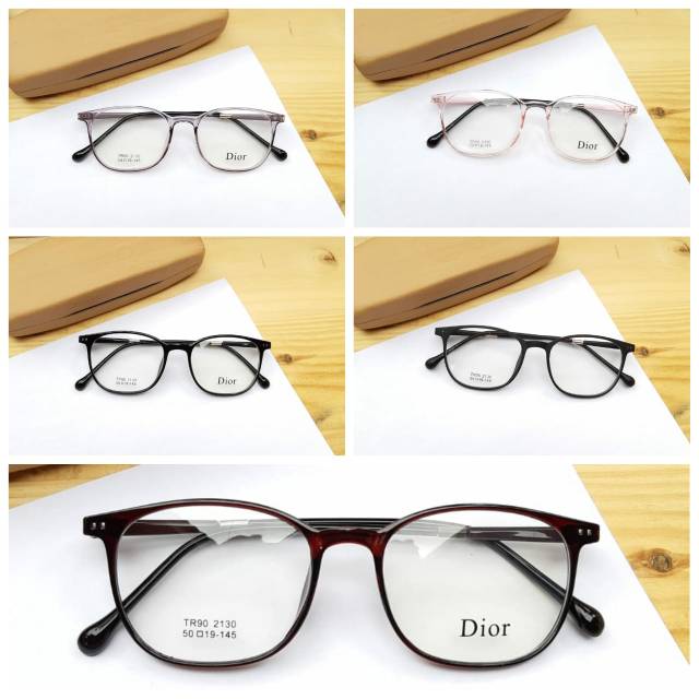 kacamata frame wanita dan pria 2130 TR90 size 50-19-145