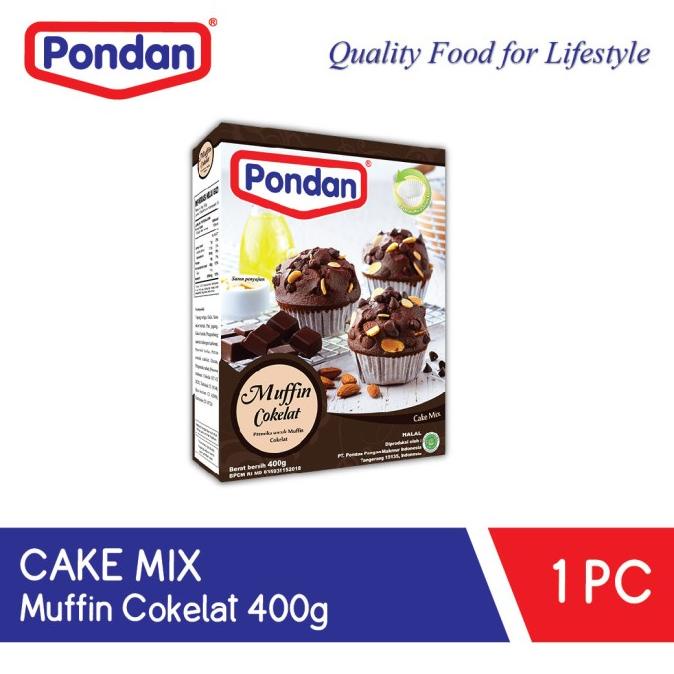 

Pondan Muffin cokelat