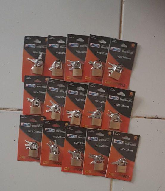 Gembok Kuning Ukuran 25mm Dexpro