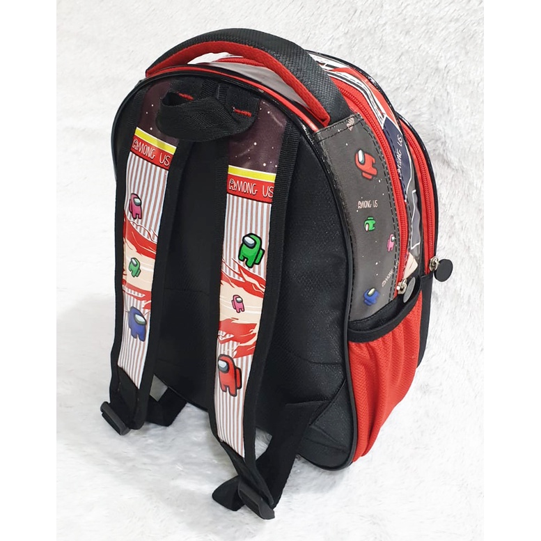 Tas Ransel Anak Sekolah Laki Laki TK / PG Gambar Kartun Anak COIN Bahan Kain Sponge Anti Air