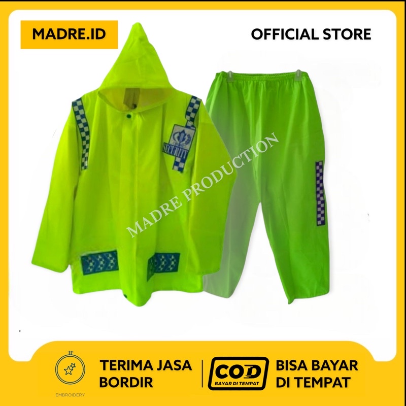 Jas Hujan Security Stylan - Jas Hujan Security Jubah - Jas Hujan Satpam