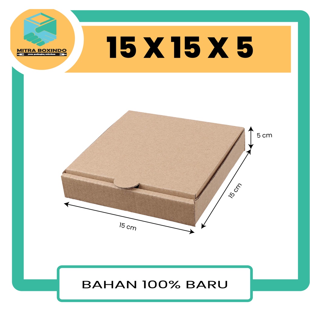 

Kardus 15x15x5 cm | Box Karton Corrugated Die Cut , Tebal dan Murah