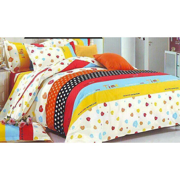 TIME Sprei Bahan Katun Jepang