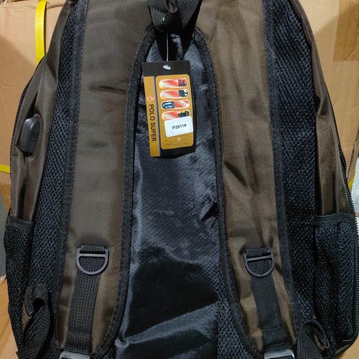 Tas Ransel Laptop Backpack Laptop Polo Super 18 inch