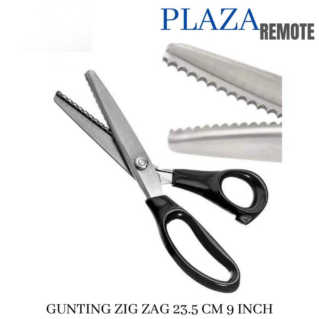 Gunting Gelombang Kain/Gunting Bahan Kain Zigzag Stainless Steal 5MM