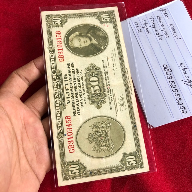 Uang Kuno 50 G nica XF