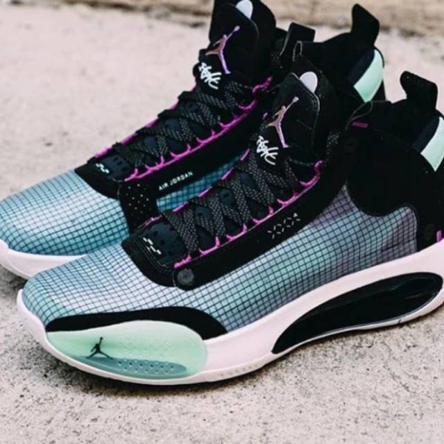 nike Air Jordan 34 Blue Void
